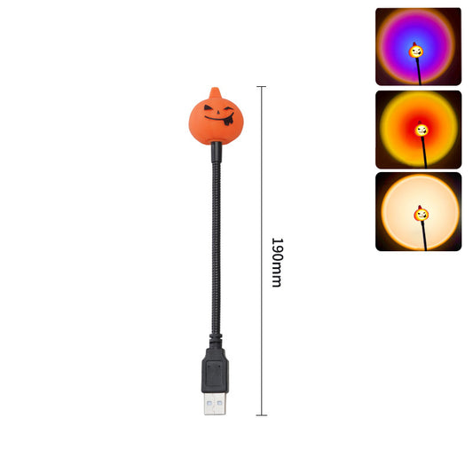 Led USB Atmosphere Night Light Home Decor Night Lamp Portable Sunset Lamp For Bedroom Living Room Wall Photography Neon Lights